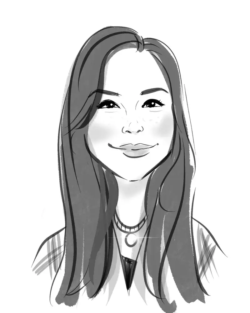 Finished digital guest portrait
